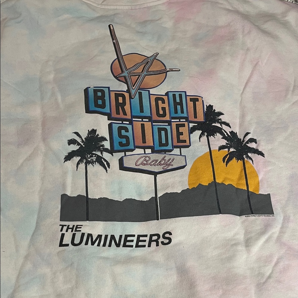 Lumineers tour tie-dye Crewneck Sweater